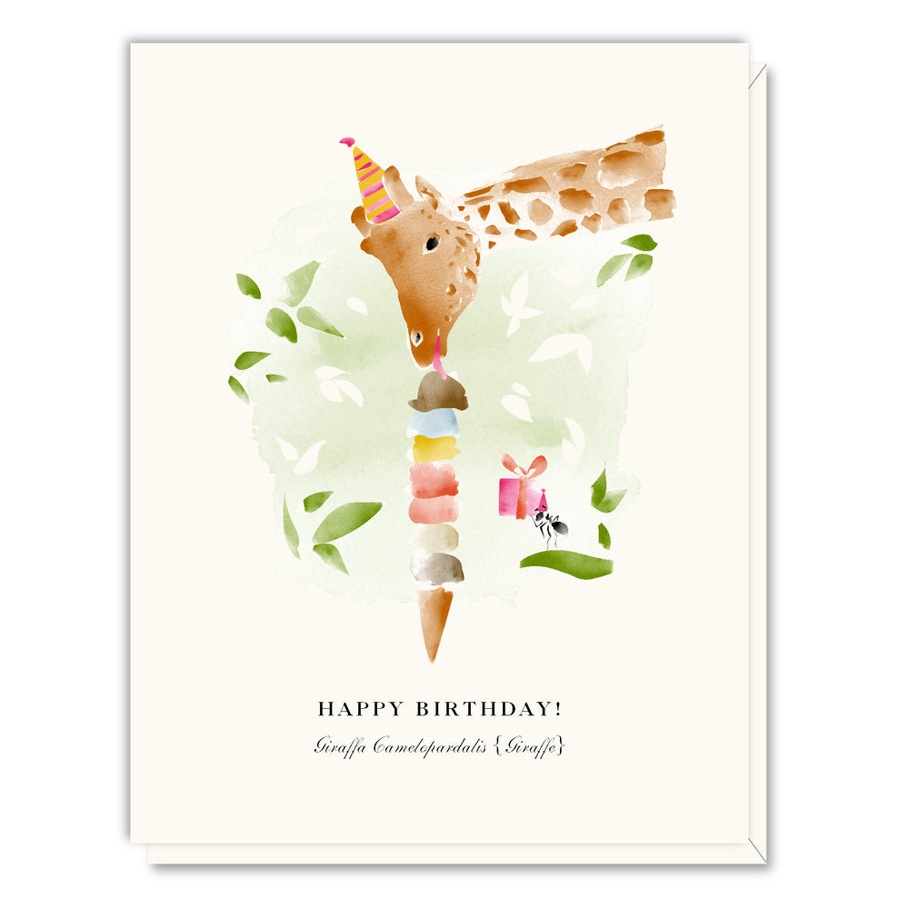 Card | Birthday | Giraffe
