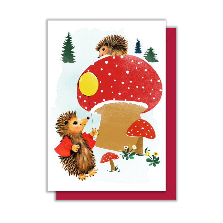 Card | Enclosure | Hedgehogs