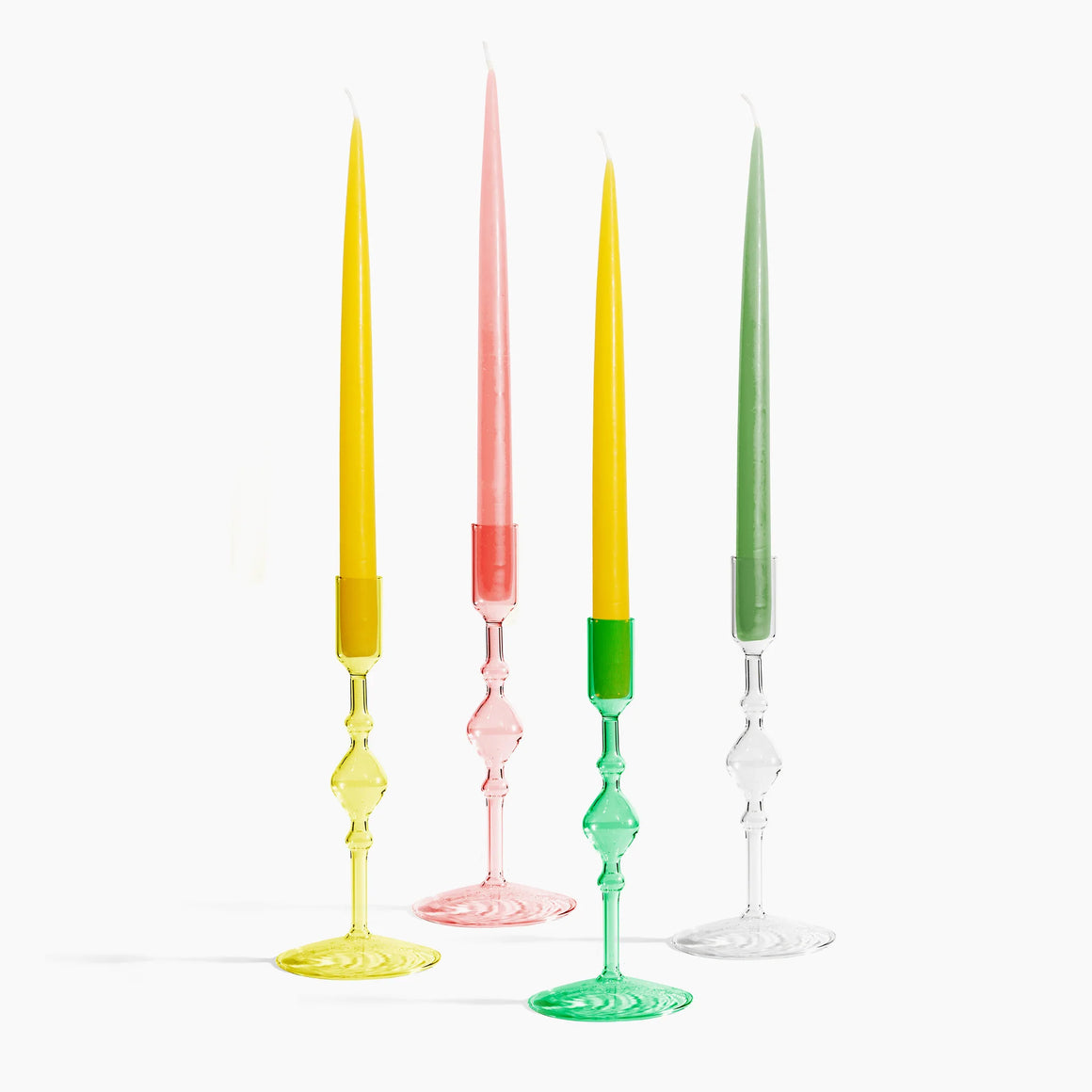 Candlestick Holder | Tall Green