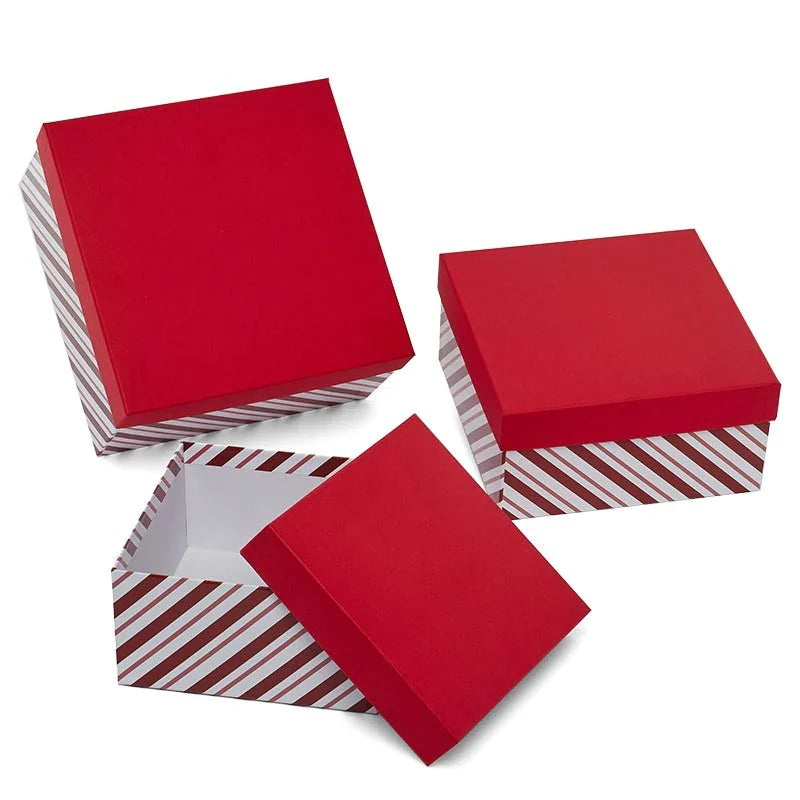 Christmas Box | Red Stripes